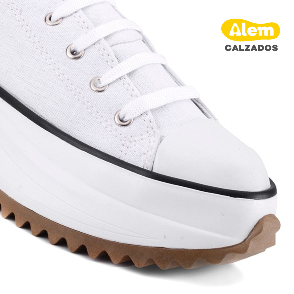 ZAPATILLAS MUJER PLATAFORMA ALTAS MODA - Alem Calzados