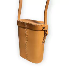 Set de cuero completo bolso mate termo - Matucha
