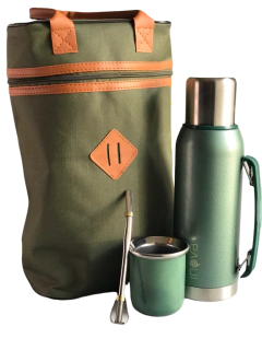 Set Matero Kit Completo Mochila Termo 24 Hs mate acero