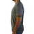 Camiseta Masculina cinza - Logo branco e azul - CA229 - comprar online