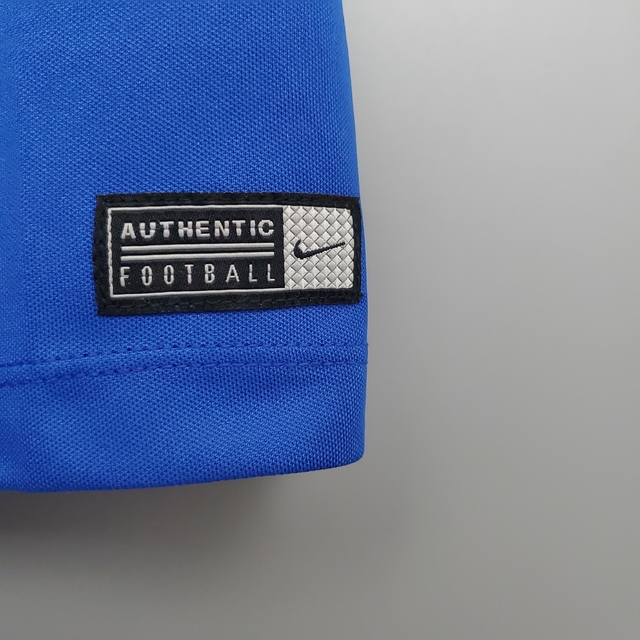 camisa seleção brasileira azul treino