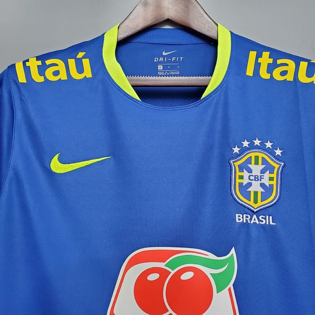 camisa brasil treino azul