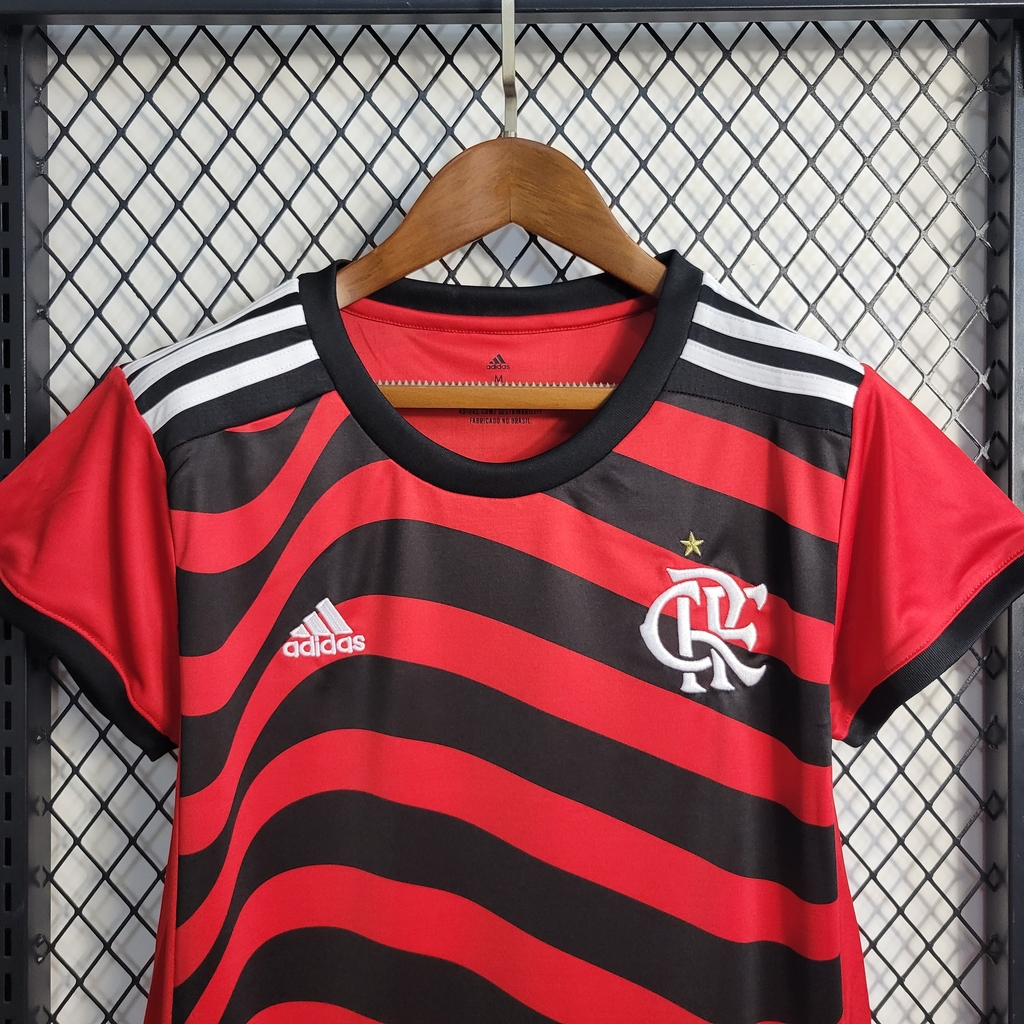 Camisa Flamengo I 22/23 Versão Torcedor Feminino + Personalização