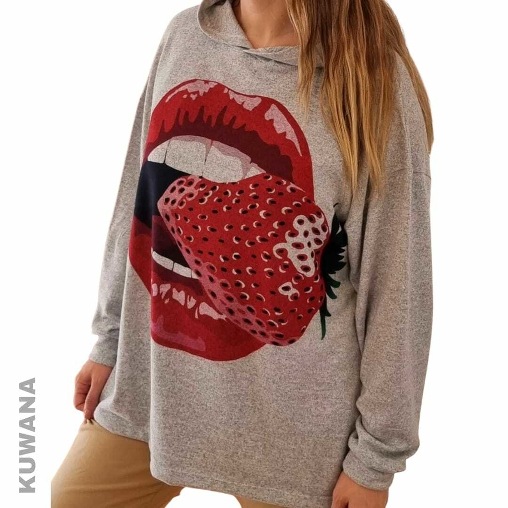 Buzo Hoodie OVERSIZE XL Red Label - Kuwana Mayorista