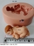 Molde de Silicone - Bebê de Bruços Realista 5cm na internet