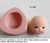 Molde de Silicone - Rosto Bebê Chuquinha 5cm (BL0090)