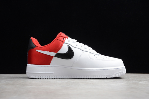 red and white nba air force 1
