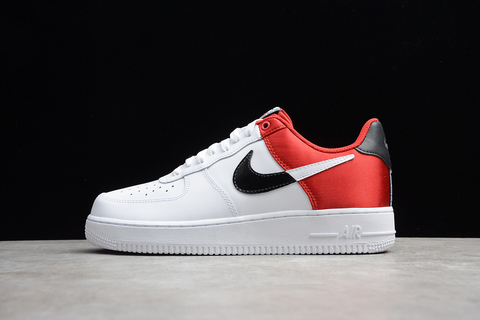 red and white nba air force 1