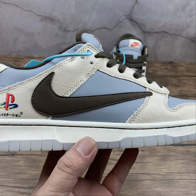 Travis Scott x PlayStation x Nike Dunk Low Grey For Sale [SB150790] - $135.00 : Nike SB Dunks Store