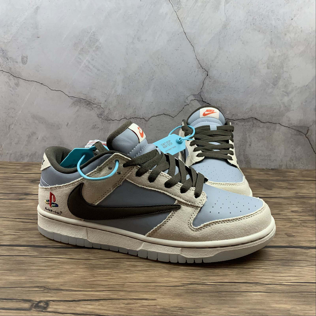 Travis Scott x PlayStation x Nike Dunk Low Blue Grey For Sale â Sneaker Hello