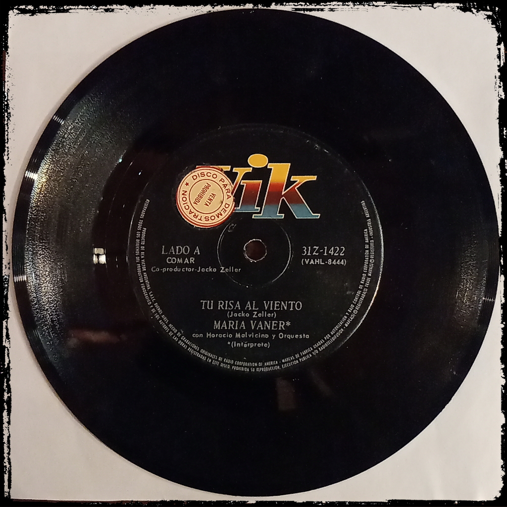 MARIA VANER - Tu Risa Al Viento - Ed ARG Vinilo / Single