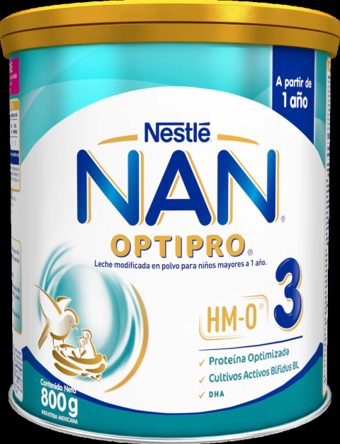 Nestle Nan 3 Optipro Leche Maternizada 800G