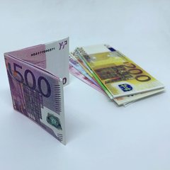 Carteira Slim Dinheiro Nota de Euro - comprar online