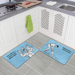 Kit Tapetes de Cozinha Não preciso lavar louça - 2 peças na internet