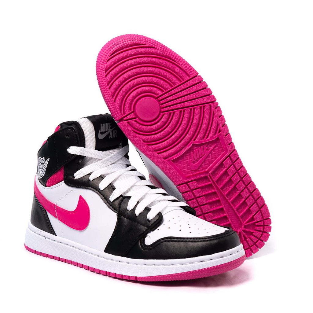Tenis Nike Air Jordan 1 Mid Feminino Rocha Shoes