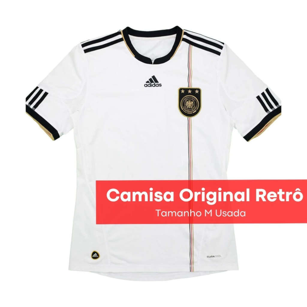 Camisa Original da Alemanha 2010 - Excelente estado - Branca