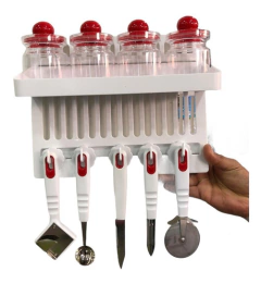 Set X4 Especieros Y Ultenillos Cocina Colgante Pared Tapas
