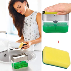 Dispenser Para Detergente Esponja 2 En 1 Cocina - El Gran Bazar - Moderniza tu Hogar
