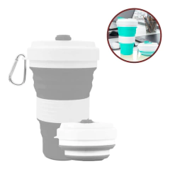 Vaso Termico Plegable Silicona Flexible Jarra Taza Cafe New