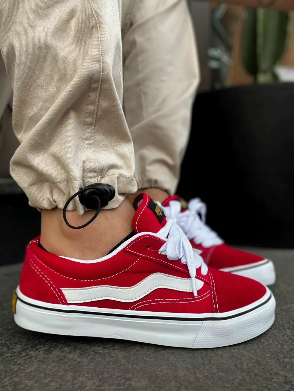 Tenis Mad Rats Old School Vermelho - Lace Sneakers