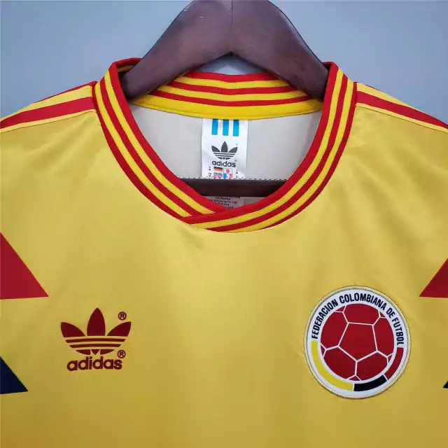 Colombia Camiseta Titular 1990 Versión Retro Hincha