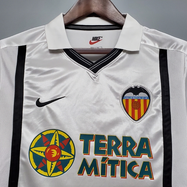 Valencia Camiseta Titular 00 01 Versión Retro Hincha