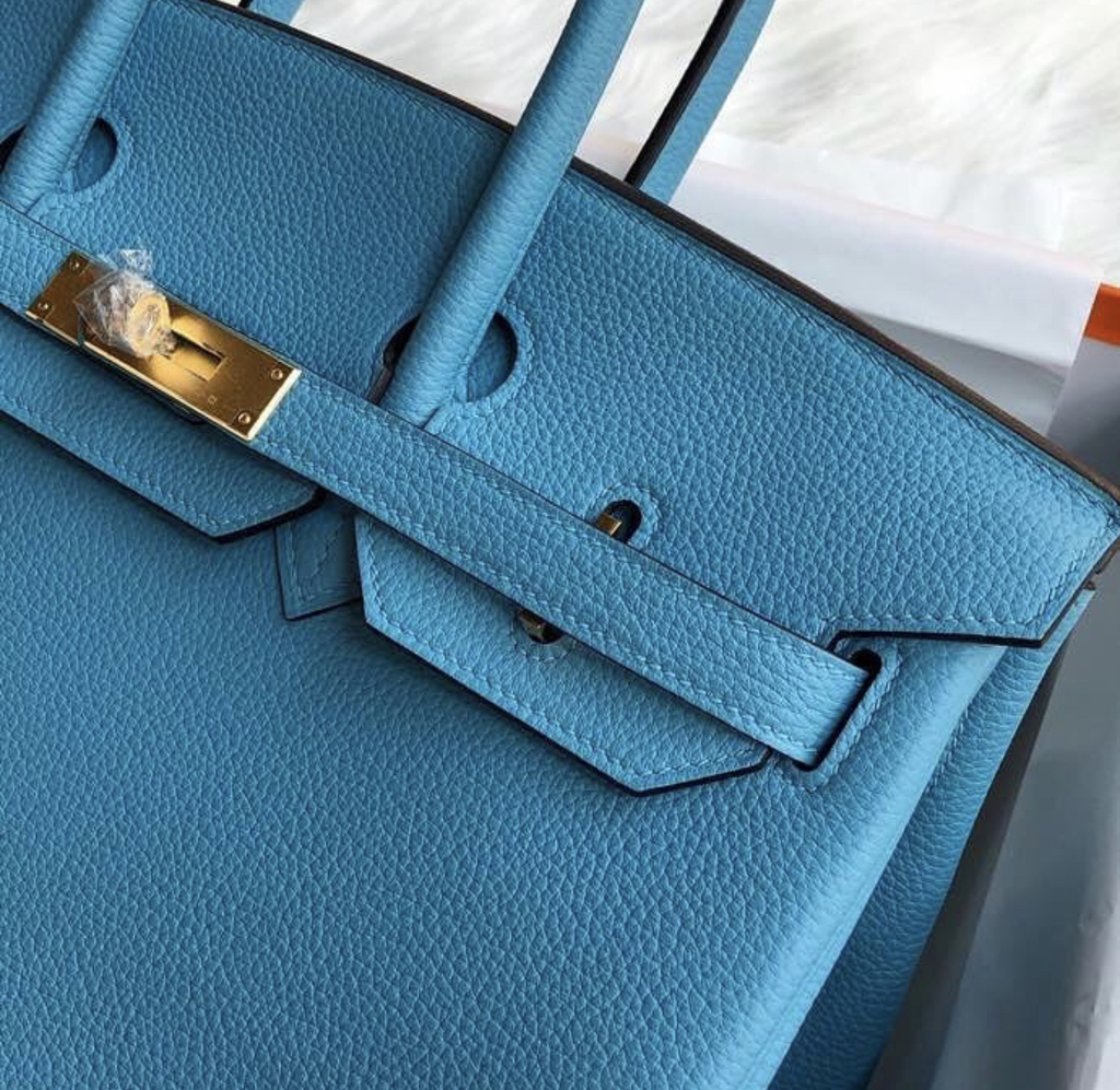 Bolsa Hermes Birkin 35 Azul - Comprar em MARGARIDA BAGS
