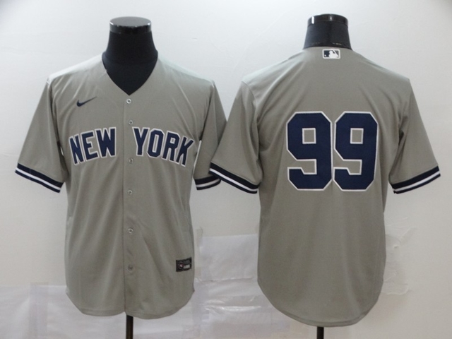 Camisa Baseball Mlb New York Yankees Cinza #99 Judge