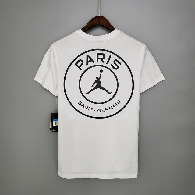 Camiseta Casual Jordan Paris Logo Preta - ABCD Esporte