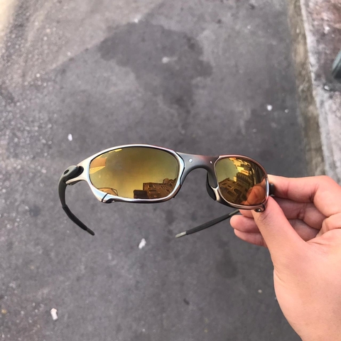 Xavier Lupass - Oakley Juliet 24k - Lentes gold brilho