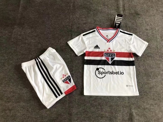 kit infantil sao paulo adidas