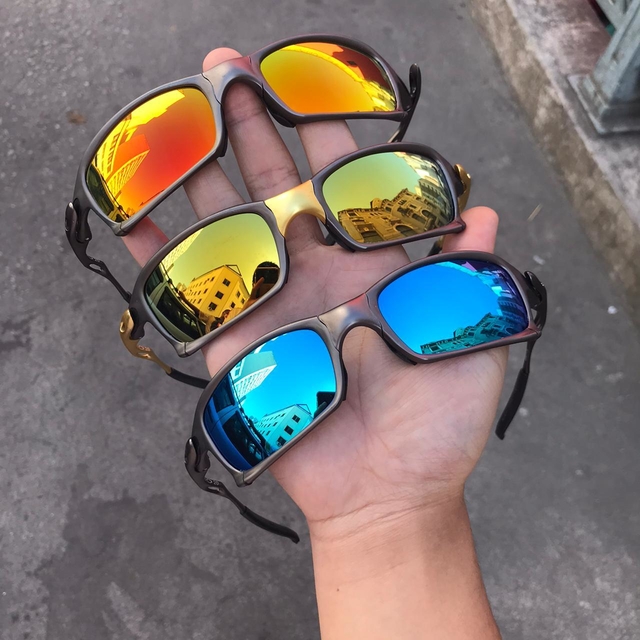 Óculos De Sol Oakley X-Squared Armação X-Metal E 24K Com Lentes Ruby, Ice E  Gold - Escolha A Sua