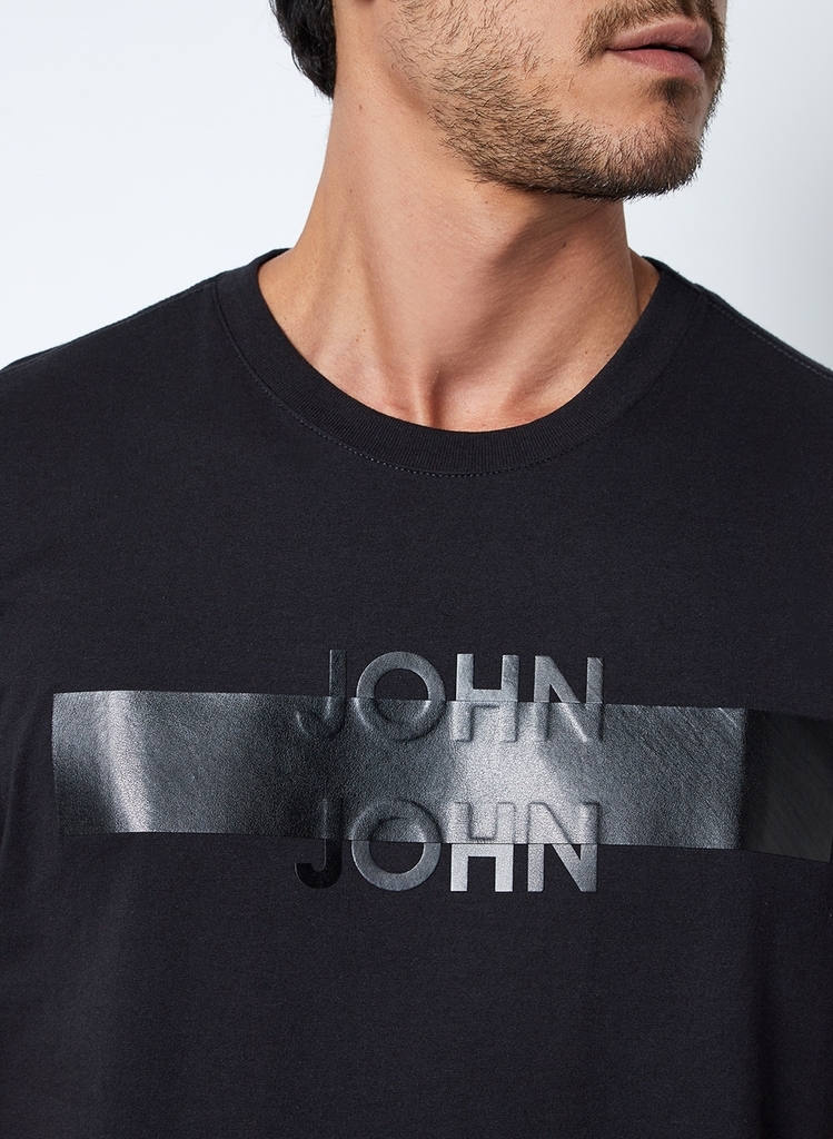 Camiseta John Transfer Black John John Masculina