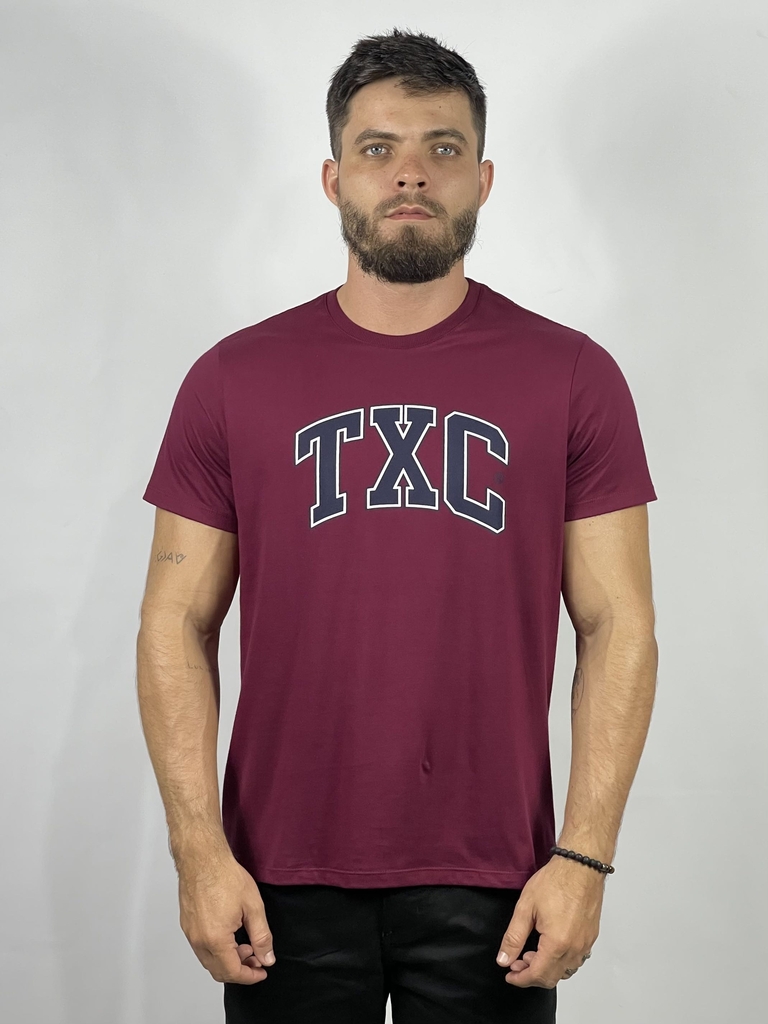 Camiseta TXC Bordo Vinho Colors