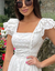 Vestido Midi de Laise Branco Girlie - comprar online
