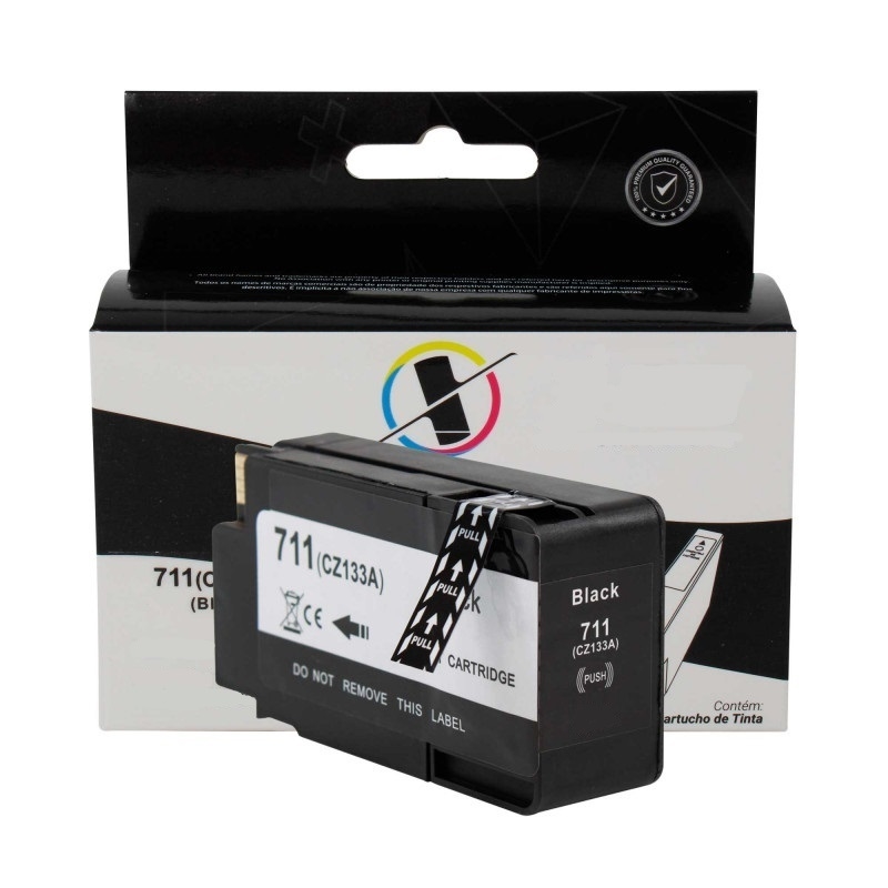 Cartucho de Tinta Black p/ HP Plotter Designjet T130 Eprinter | Compatível  | Alto Rendimento