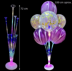 Imagen de Base para globos con luz led multicolor