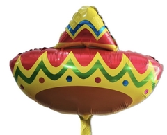 Globo metalizado Sombrero Mexicano 56 cm