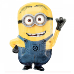 Globo metalizado Minion 24" Anagram