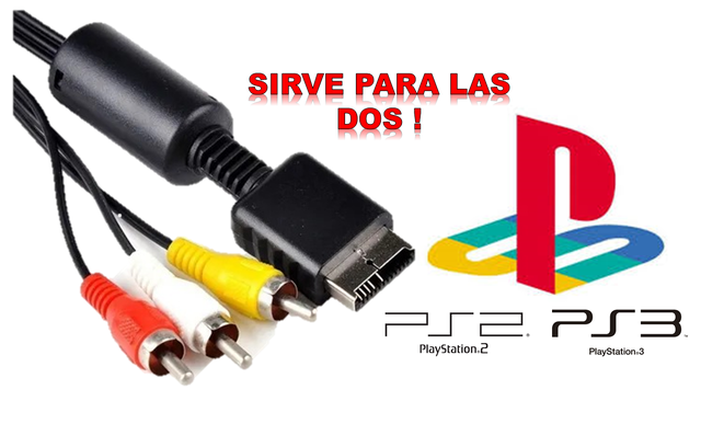 Cable Video y Audio Para Ps2 | Ps3 | AV a RCA