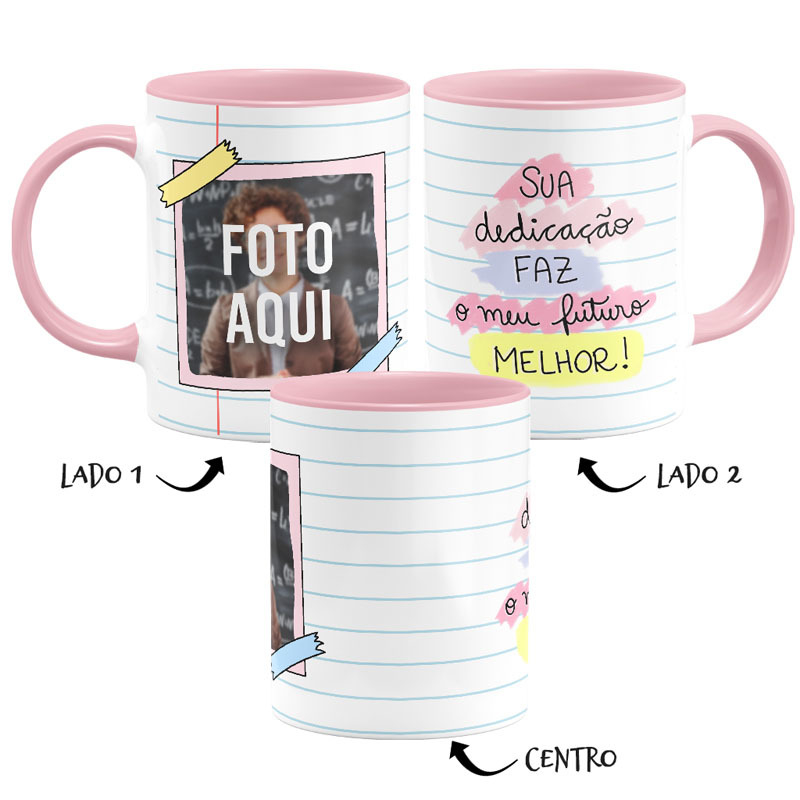 Caneca Casal ao Seu Lado Sou Mais Feliz Meu Coração É Seu