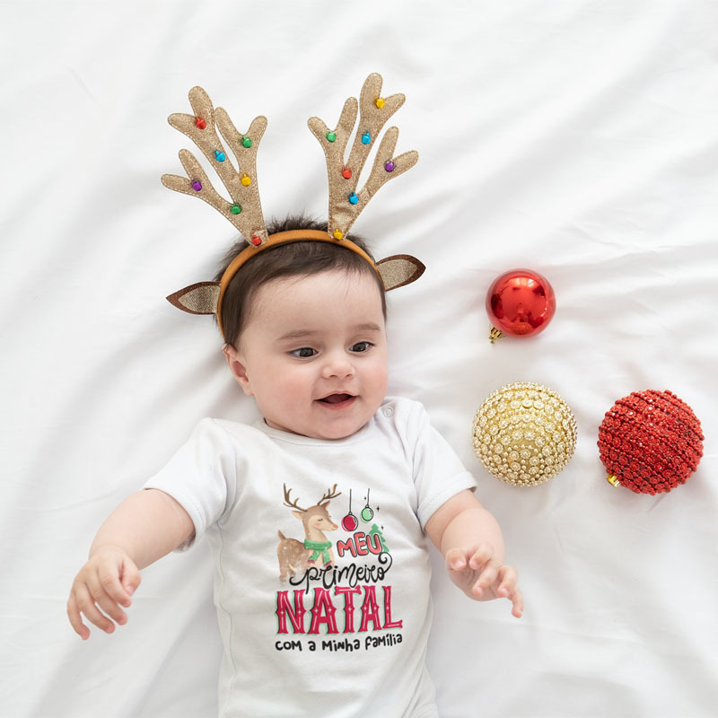 Body Meu Primeiro Natal Com Minha Família Body Meu Primeiro Natal Com Minha Família