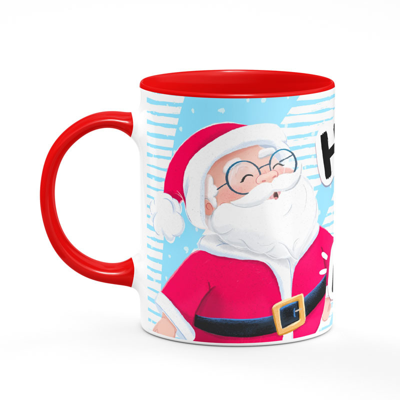 Caneca Ho Ho Ho Feliz Natal Papai Noel