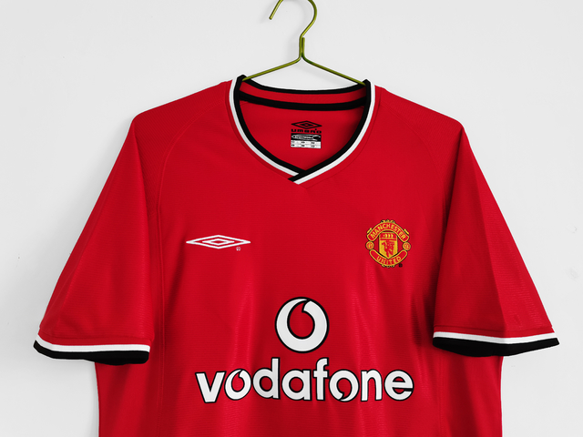 Camisa Manchester United 2000/02 Umbro Retrô - Vermelha