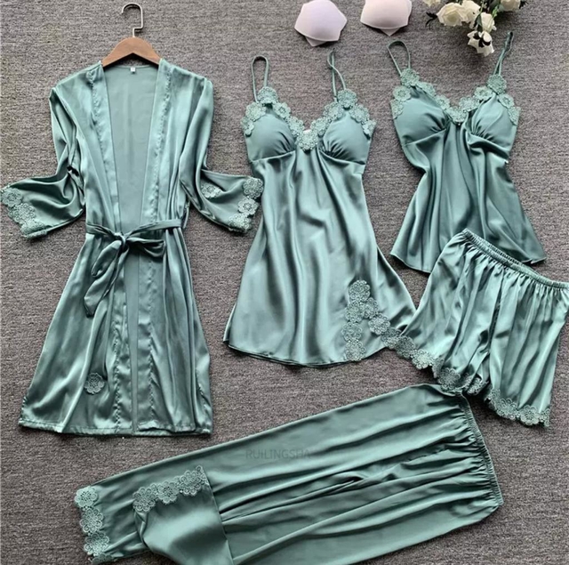 Pijama 5 peças feminino Clearance