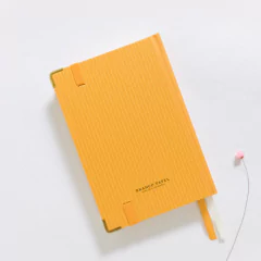 Mini Caderneta A6 - Mostarda - comprar online