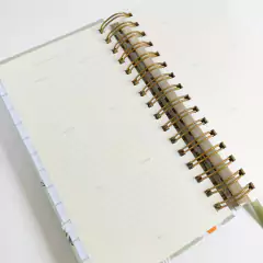 Planner Permanente Slim Buquê - Branco Papel | Papelaria Artesanal - Planners, Cadernos, Bullet Journal/Bujo.