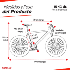 Imagen de Bicicleta Mountain Bike Rodado 29 Blanco