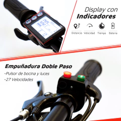 Bicicleta Electrica R29 Negro - tienda online