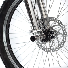 Bicicleta BMX Rodado 20 Cuadro Aluminio Cromado - TiendaFitness
